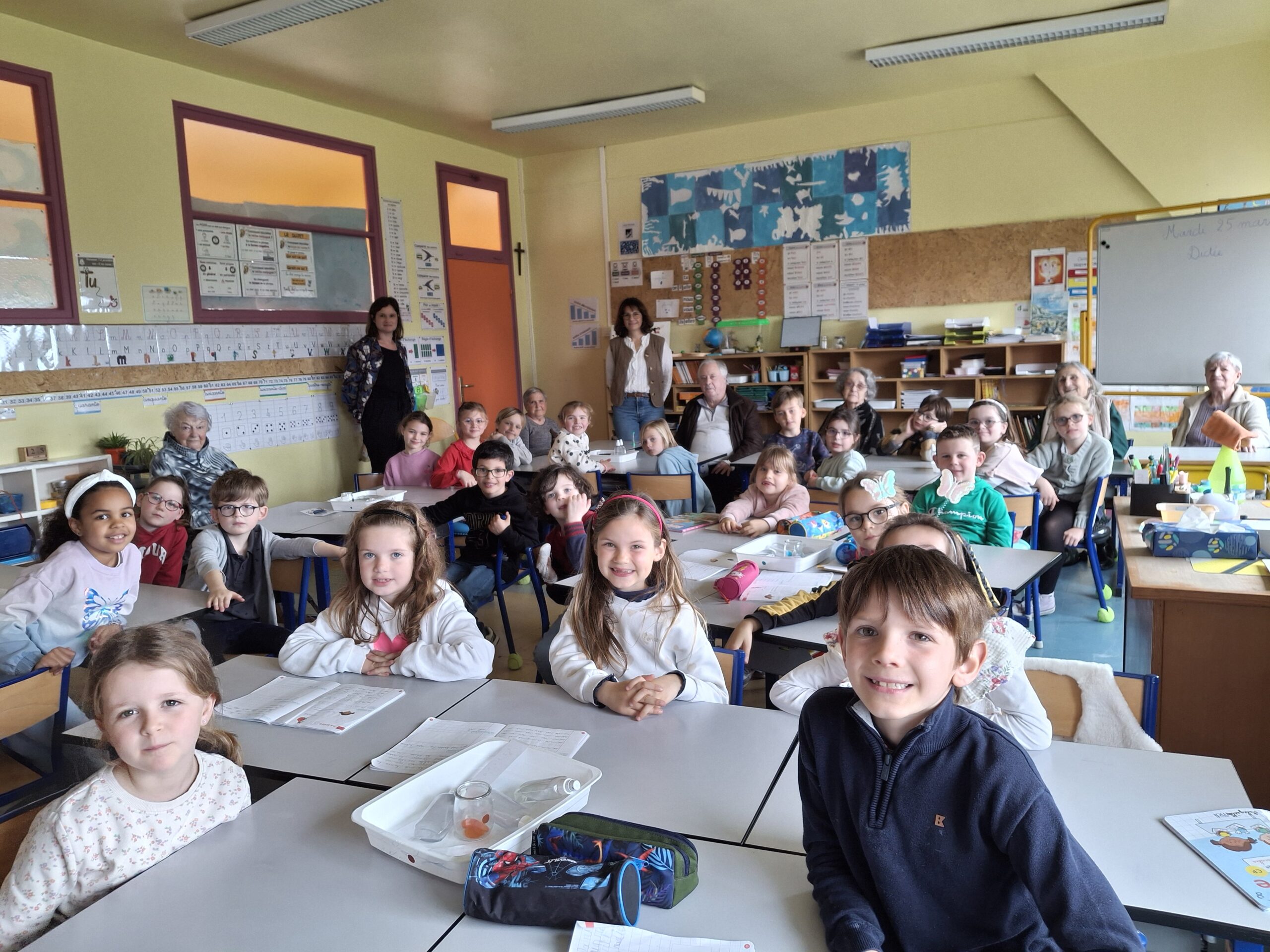 Rencontre école ehpad Haut Léon