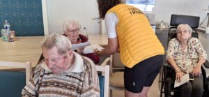 VISITE SOLIDAIRE EHPAD HAUT LEON UNE LETTRE UN SOURIRE